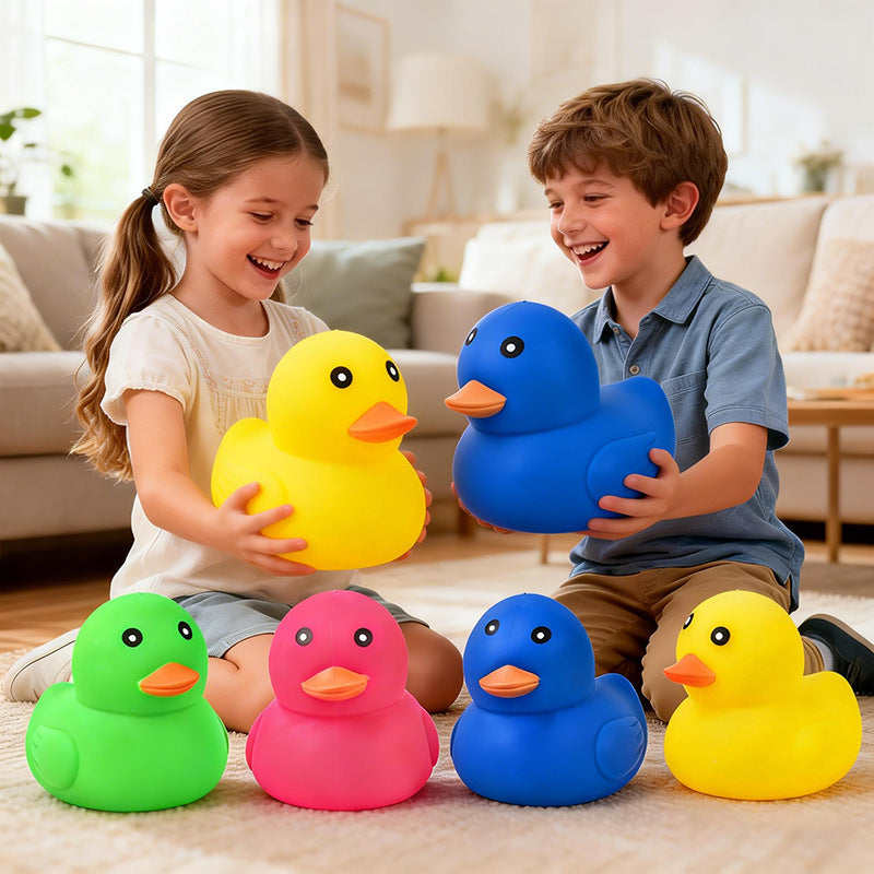 Soft TPR Stress Relief Duck Squeeze Toy