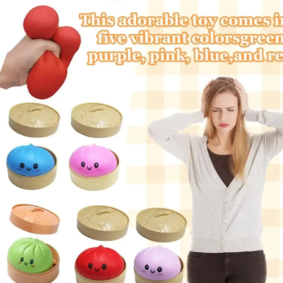 Dumpling Squishy Fidget Toy