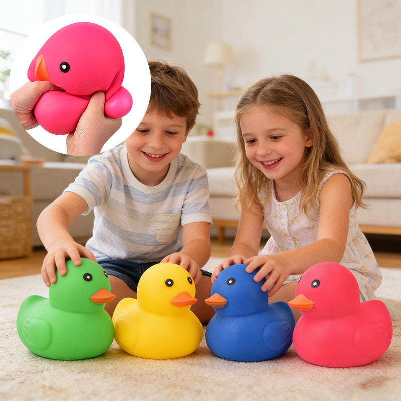 Soft TPR Stress Relief Duck Squeeze Toy
