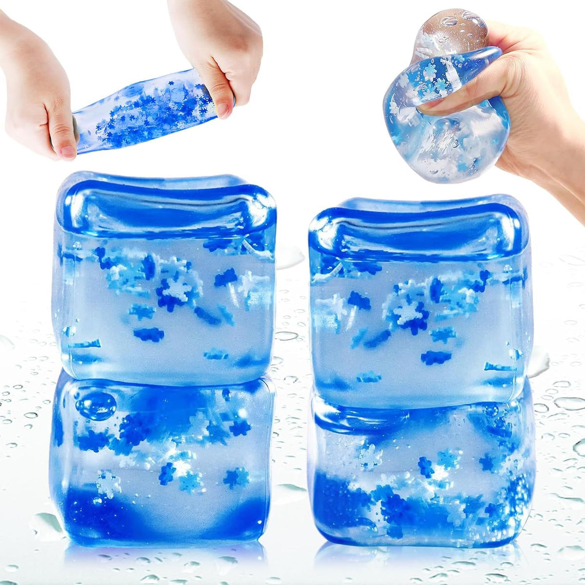 Water Drop Shape Sensory Stress Relief Squeeze Toy
