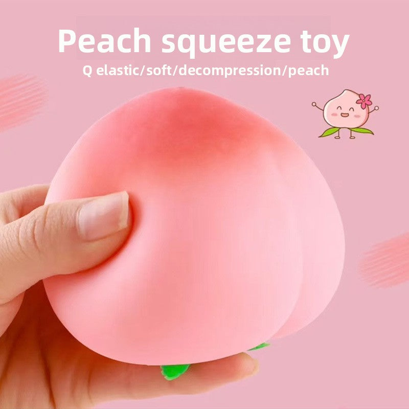 Simulation Peach Squeeze Ball Slow Rebound Stress Relief Toy
