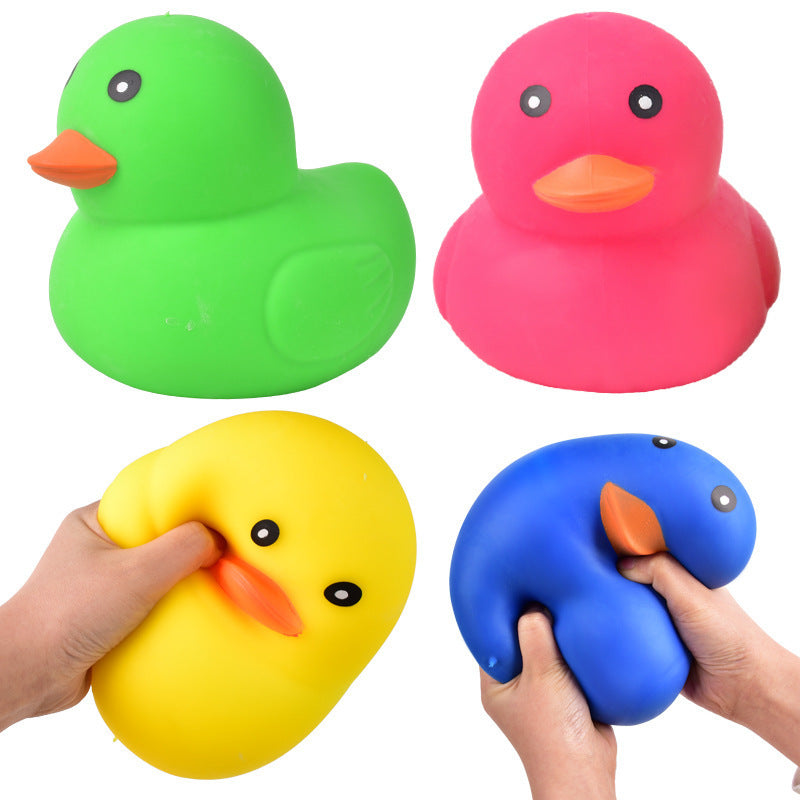 Soft TPR Stress Relief Duck Squeeze Toy