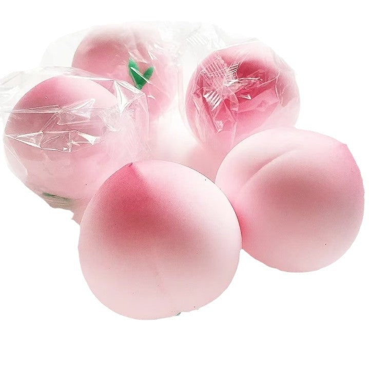 Simulation Peach Squeeze Ball Slow Rebound Stress Relief Toy