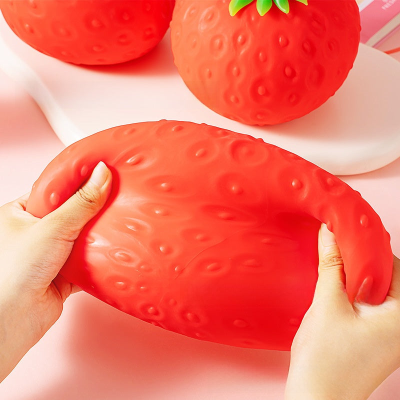 Simulation Strawberry Squeeze Stress Relief Toy