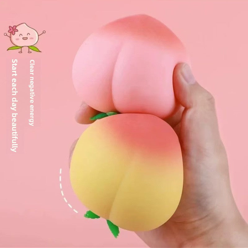 Simulation Peach Squeeze Ball Slow Rebound Stress Relief Toy