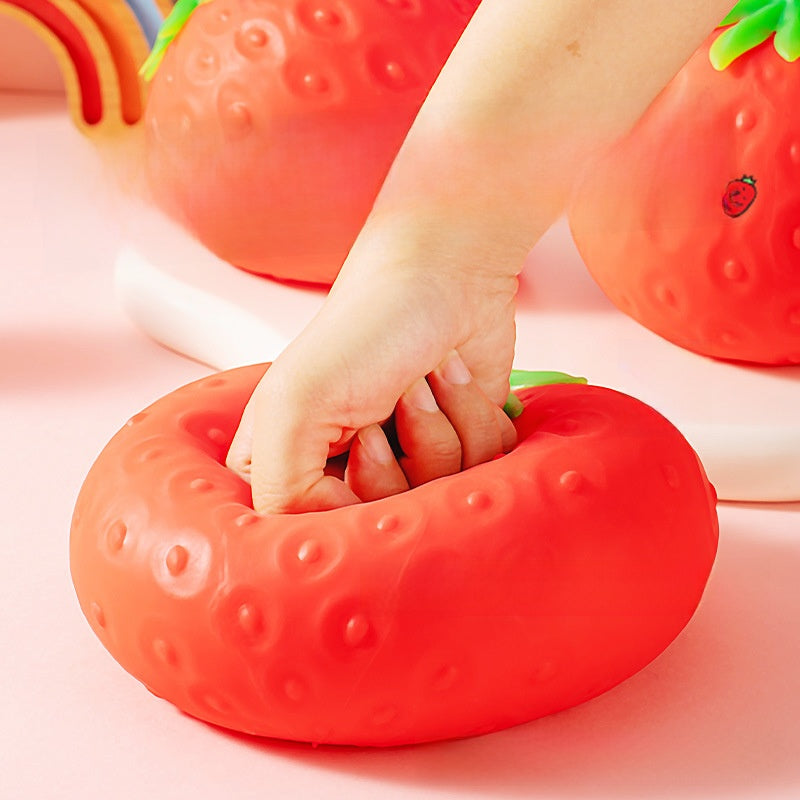 Simulation Strawberry Squeeze Stress Relief Toy