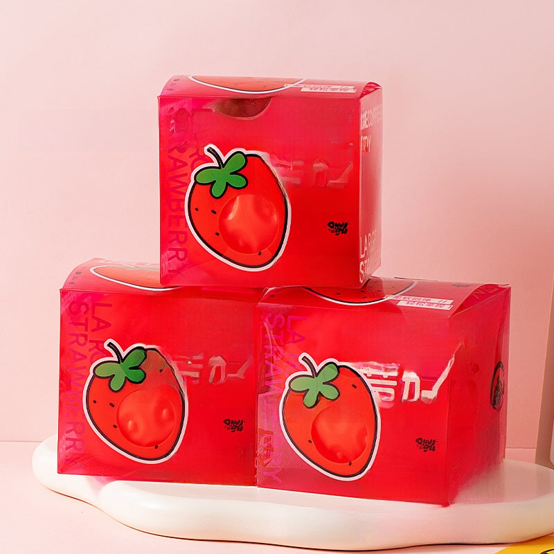 Simulation Strawberry Squeeze Stress Relief Toy